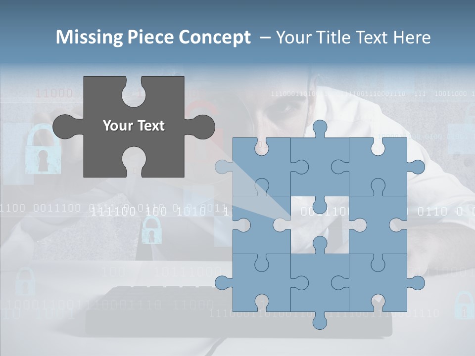 Digital Zoom Information PowerPoint Template