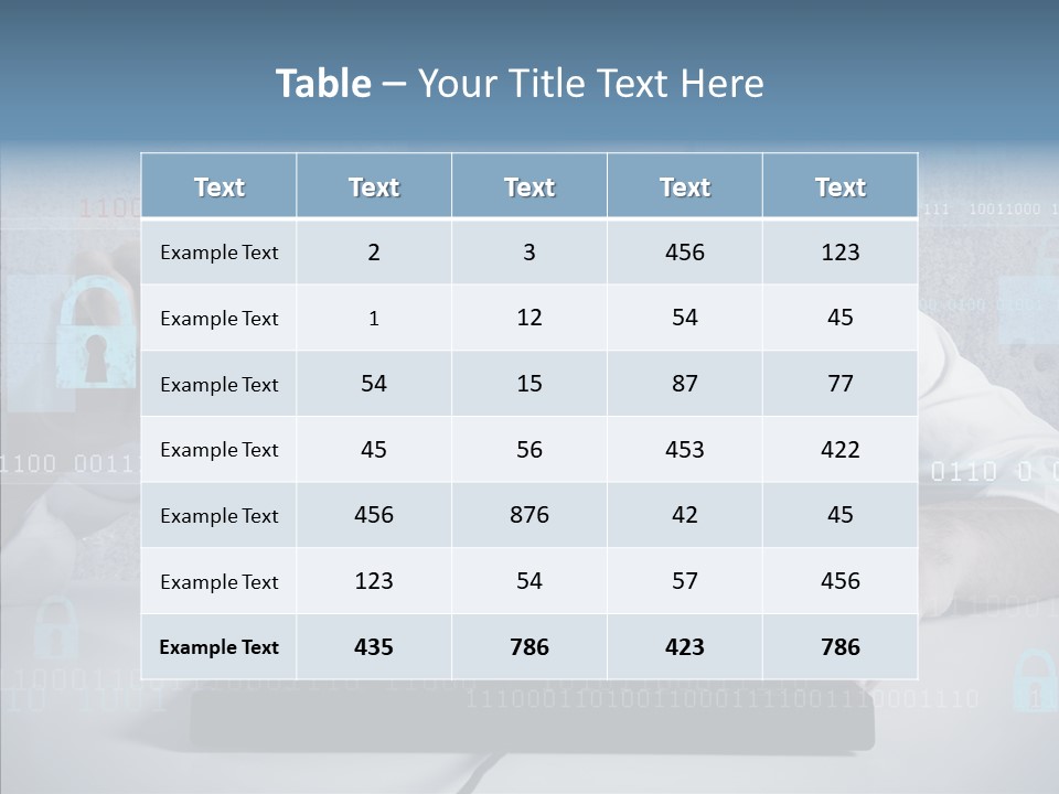 Digital Zoom Information PowerPoint Template