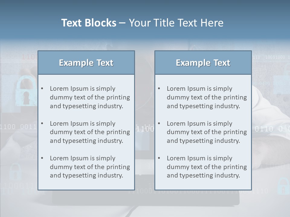Digital Zoom Information PowerPoint Template