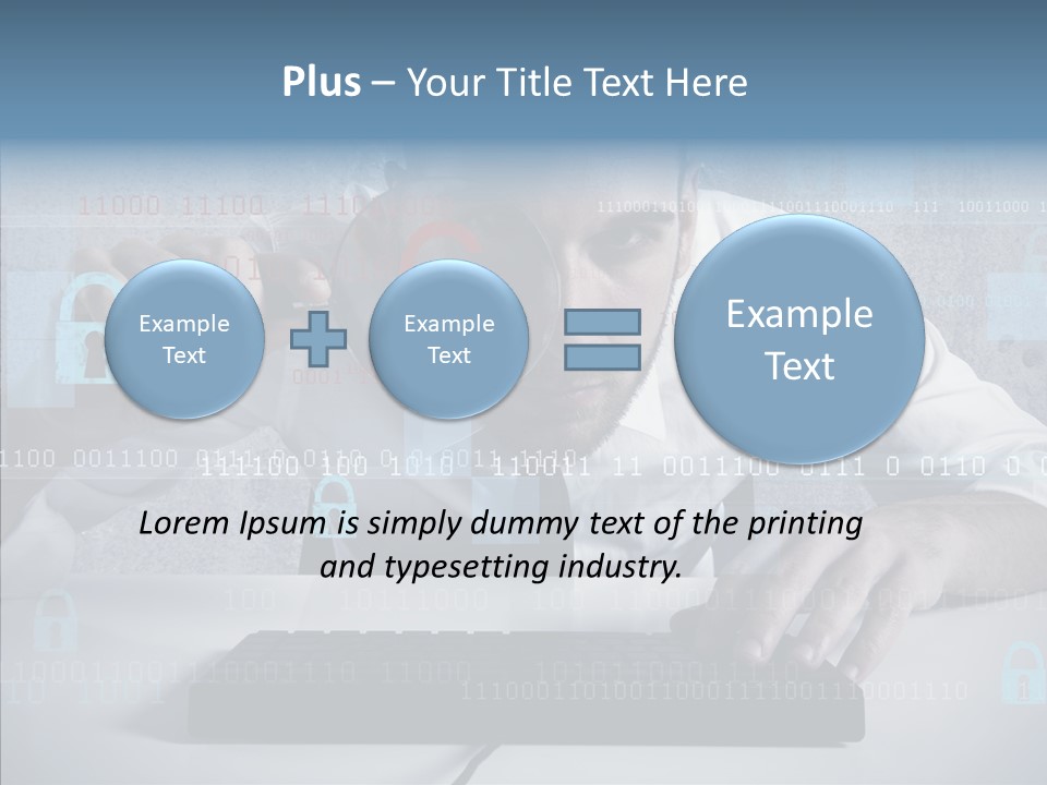 Digital Zoom Information PowerPoint Template