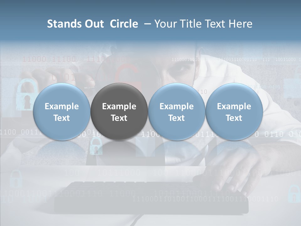 Digital Zoom Information PowerPoint Template