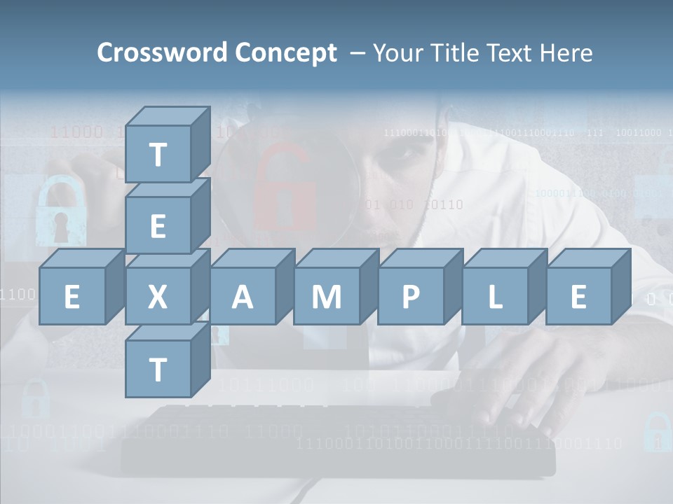 Digital Zoom Information PowerPoint Template