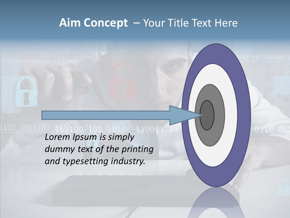 Digital Zoom Information PowerPoint Template