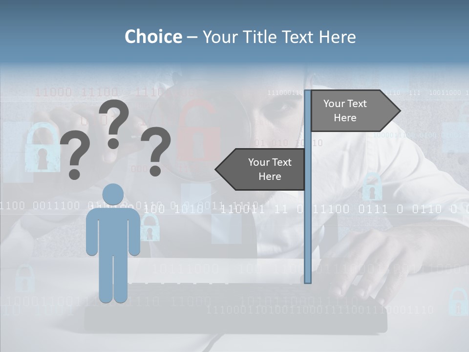 Digital Zoom Information PowerPoint Template