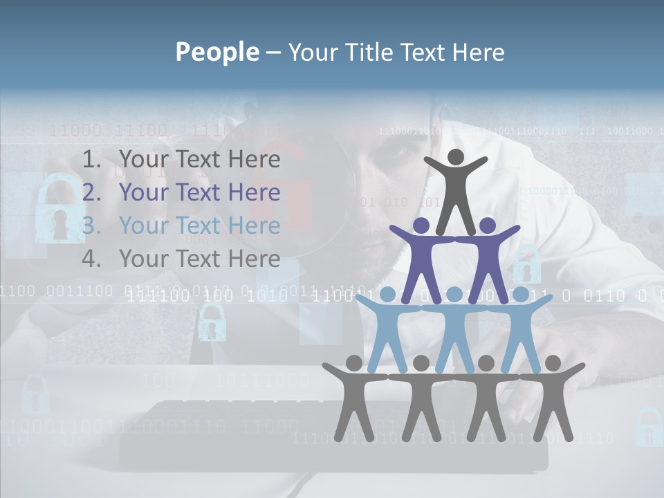 Digital Zoom Information PowerPoint Template