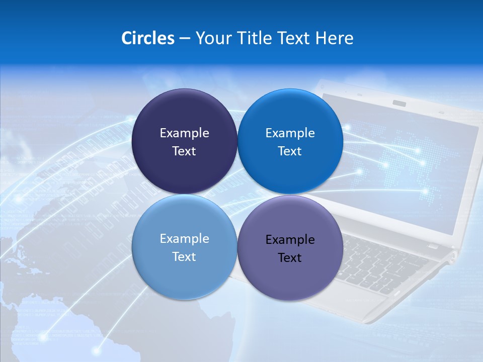 Background Communication Map PowerPoint Template