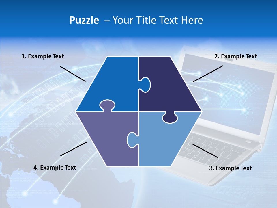 Background Communication Map PowerPoint Template