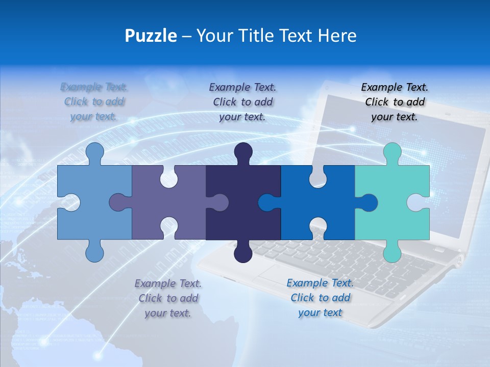 Background Communication Map PowerPoint Template