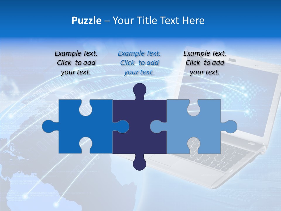 Background Communication Map PowerPoint Template
