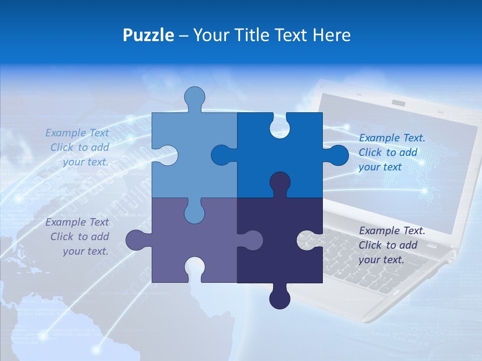 Background Communication Map PowerPoint Template