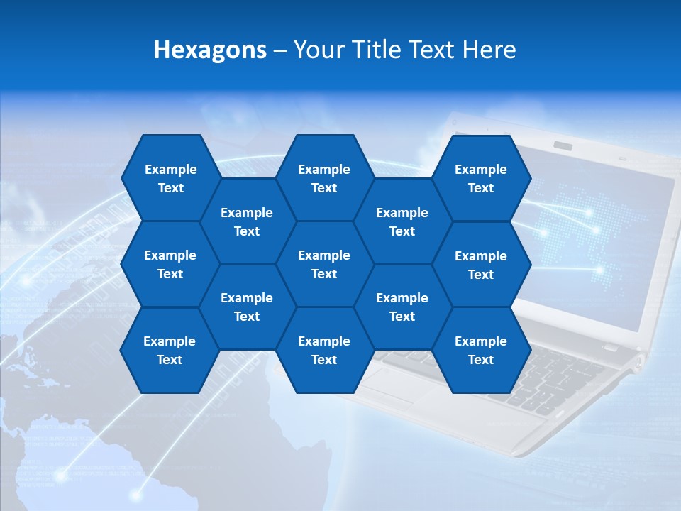 Background Communication Map PowerPoint Template