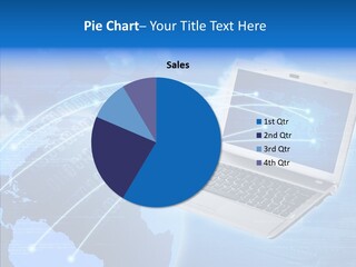 Background Communication Map PowerPoint Template