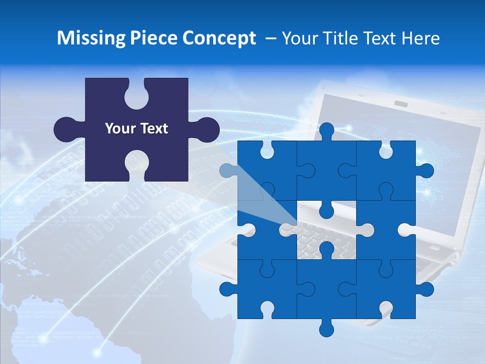 Background Communication Map PowerPoint Template