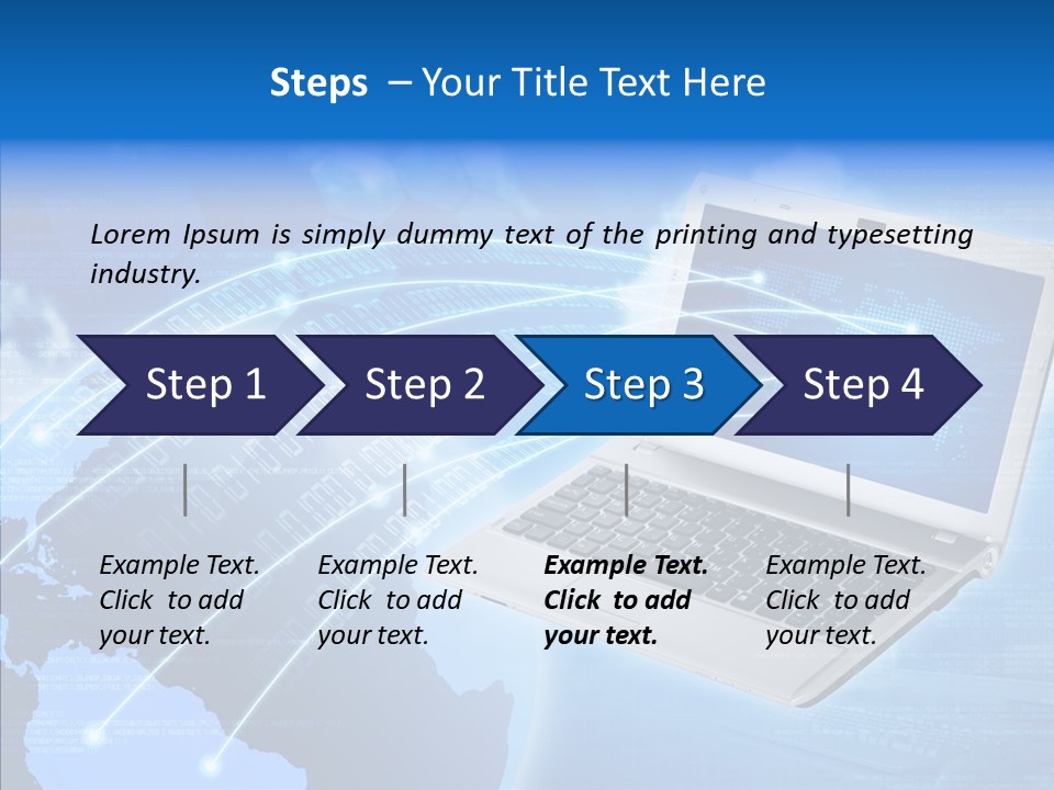 Background Communication Map PowerPoint Template