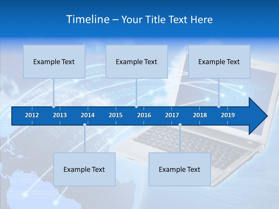Background Communication Map PowerPoint Template