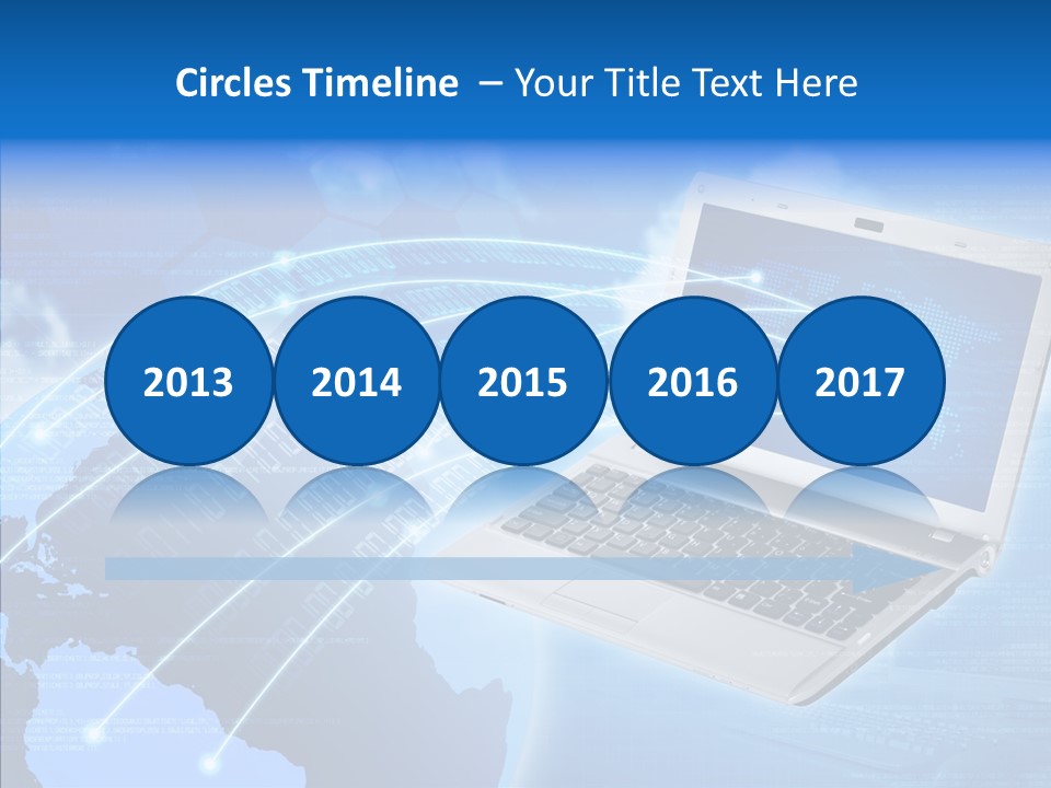 Background Communication Map PowerPoint Template