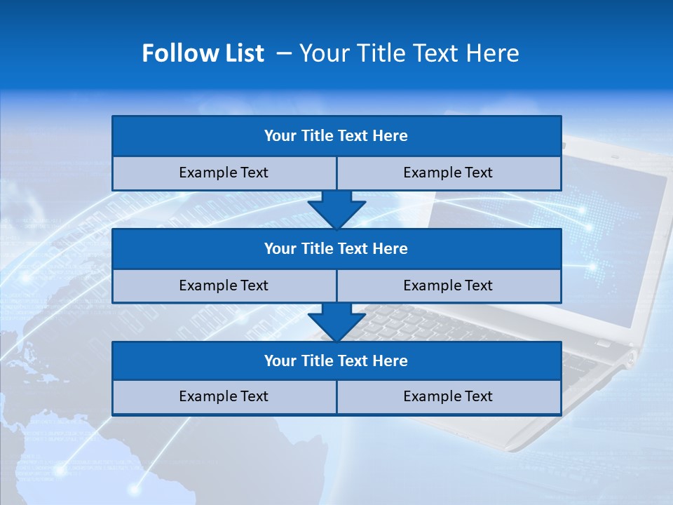 Background Communication Map PowerPoint Template