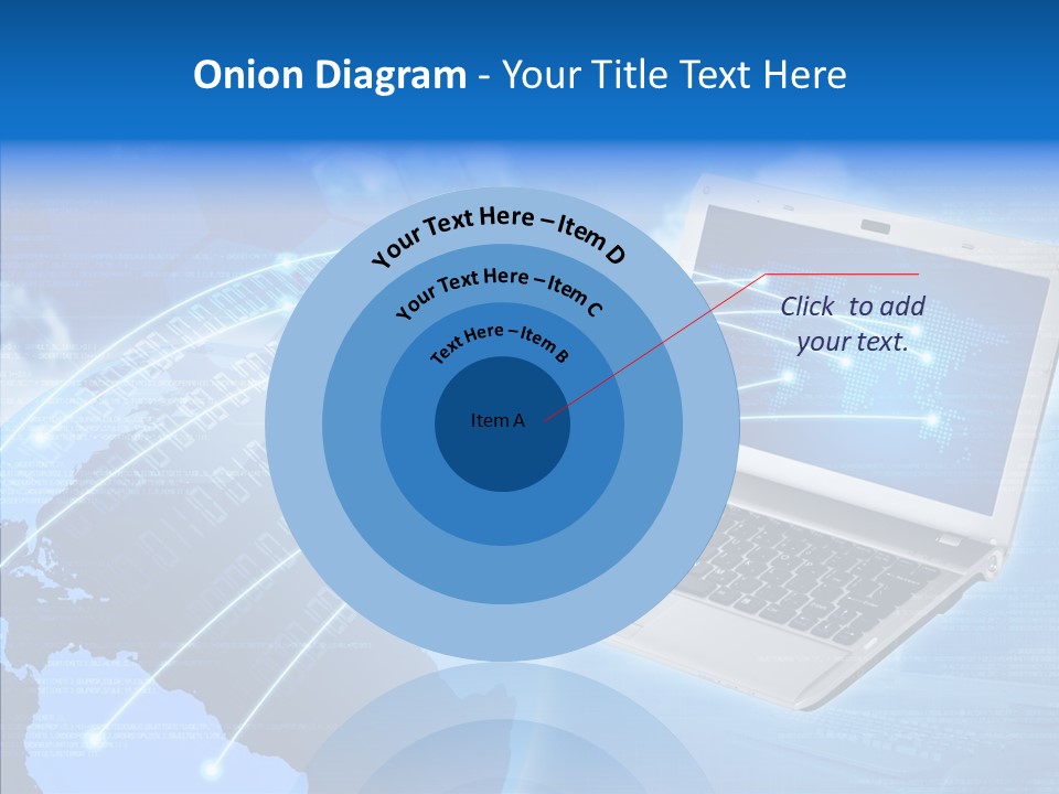 Background Communication Map PowerPoint Template