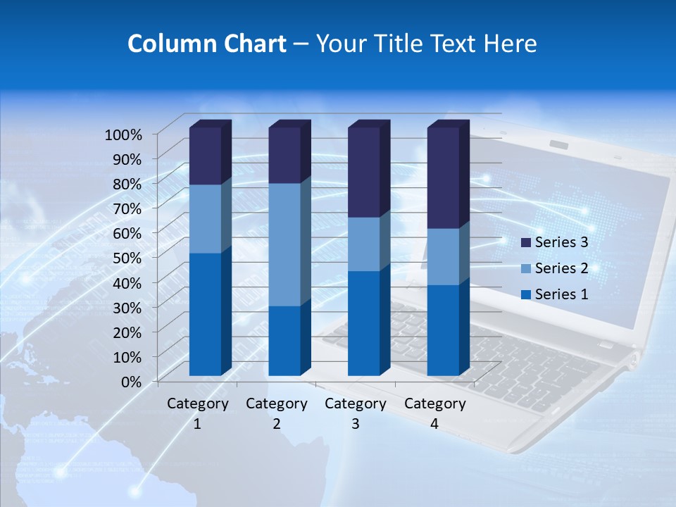 Background Communication Map PowerPoint Template