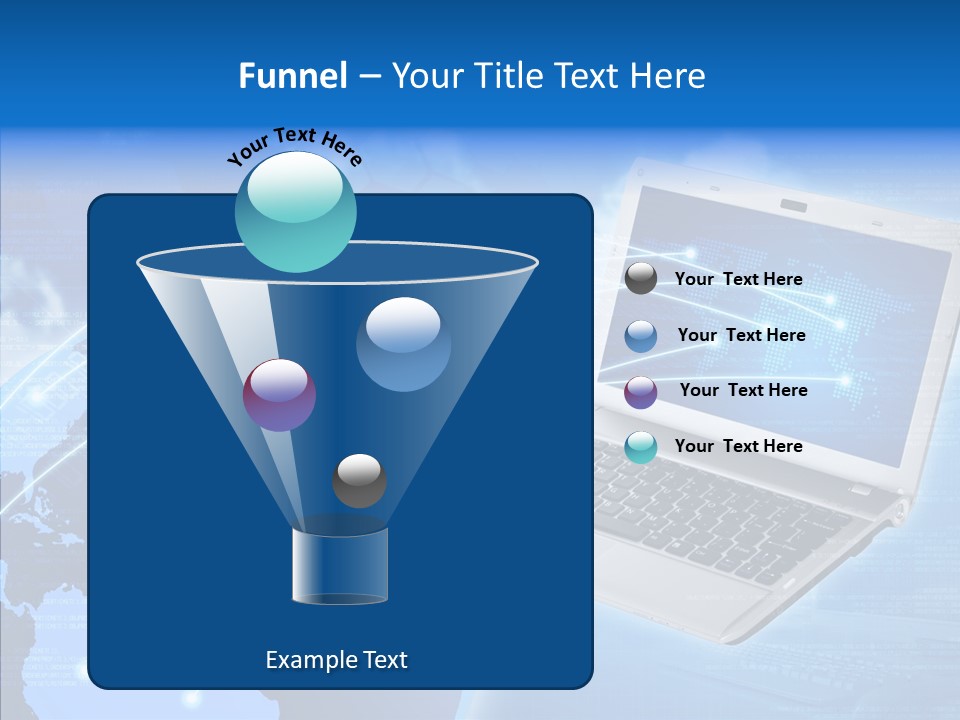 Background Communication Map PowerPoint Template