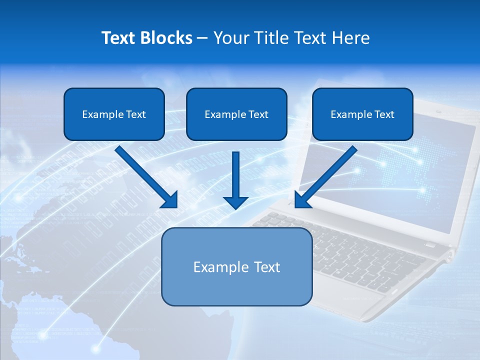 Background Communication Map PowerPoint Template