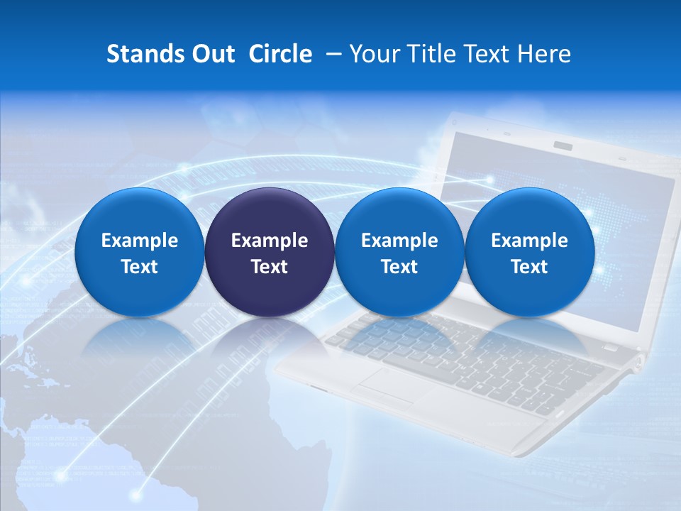 Background Communication Map PowerPoint Template