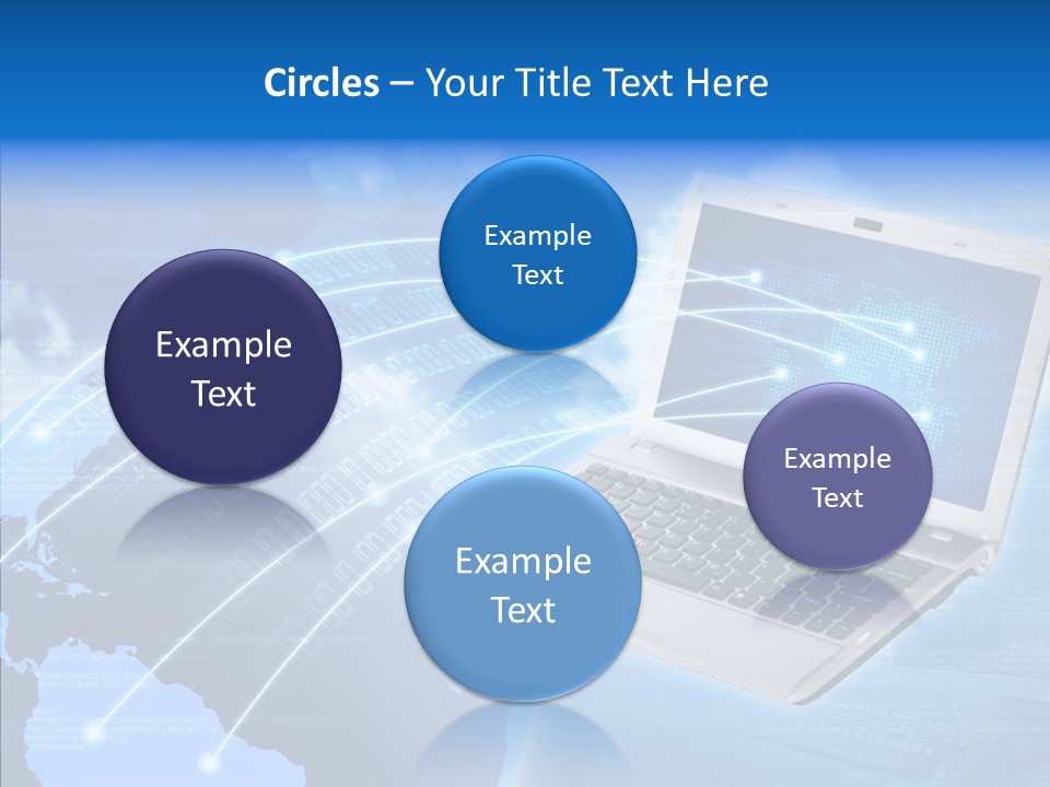 Background Communication Map PowerPoint Template