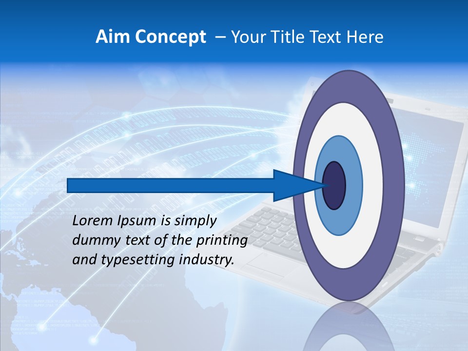 Background Communication Map PowerPoint Template