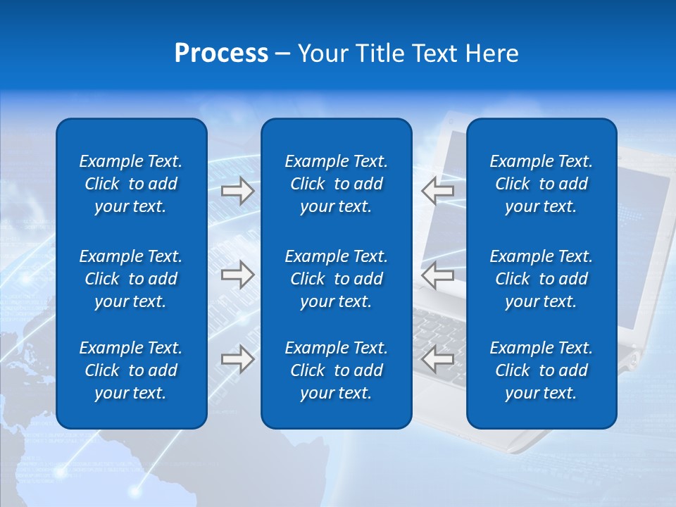 Background Communication Map PowerPoint Template