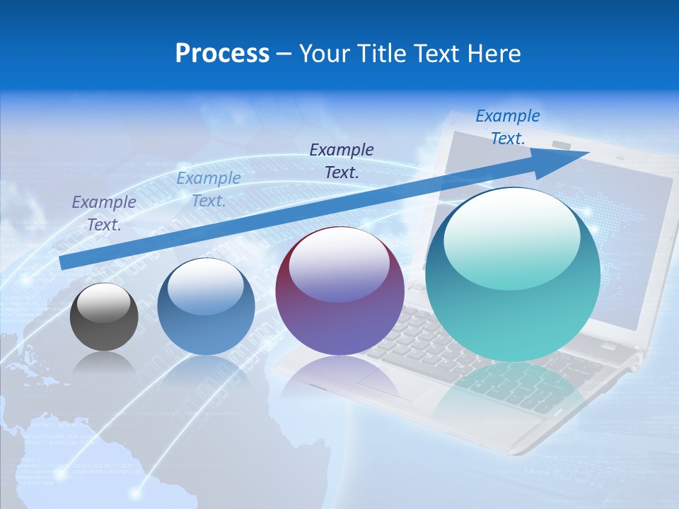 Background Communication Map PowerPoint Template