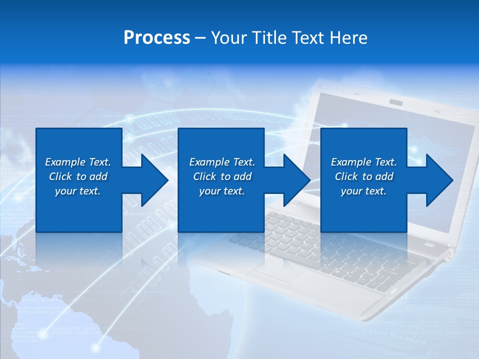 Background Communication Map PowerPoint Template
