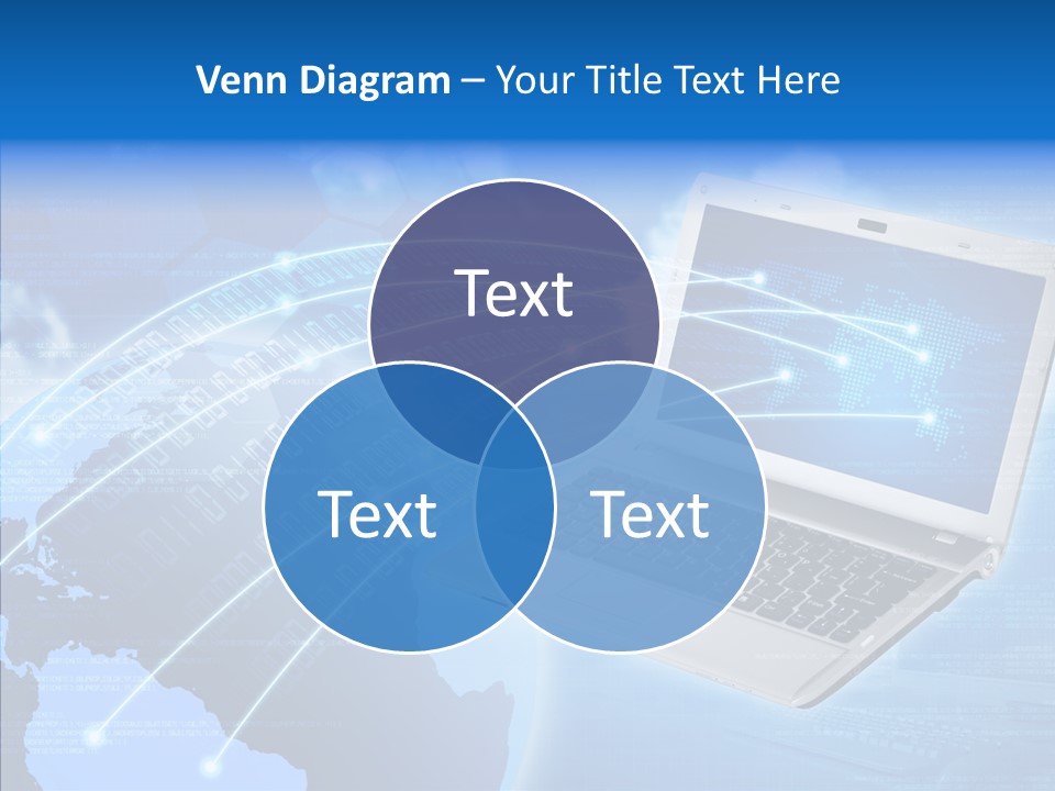 Background Communication Map PowerPoint Template