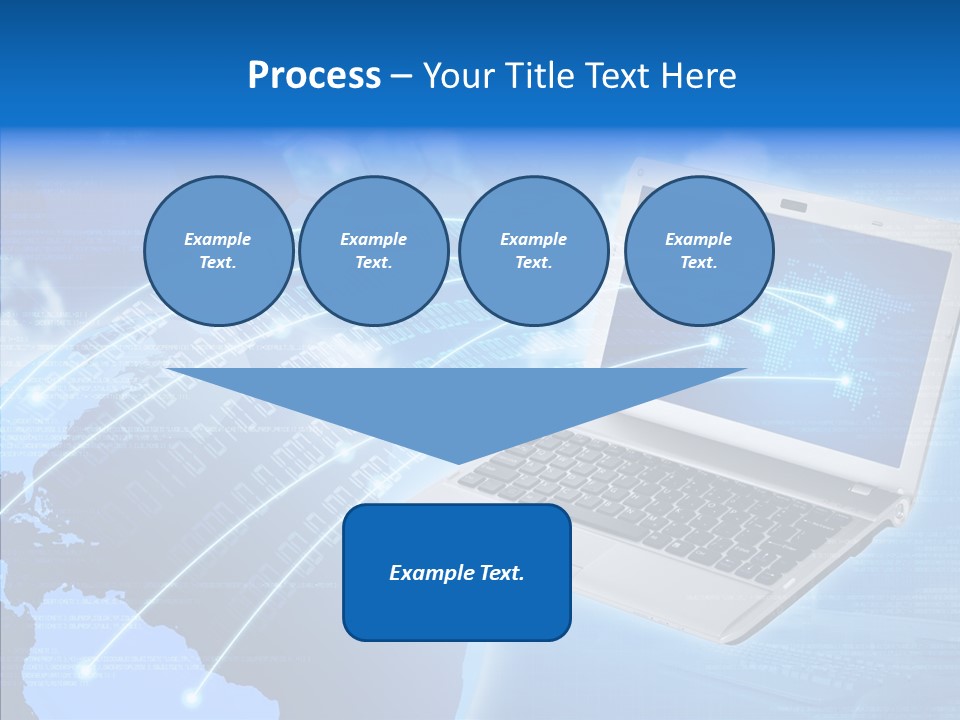 Background Communication Map PowerPoint Template