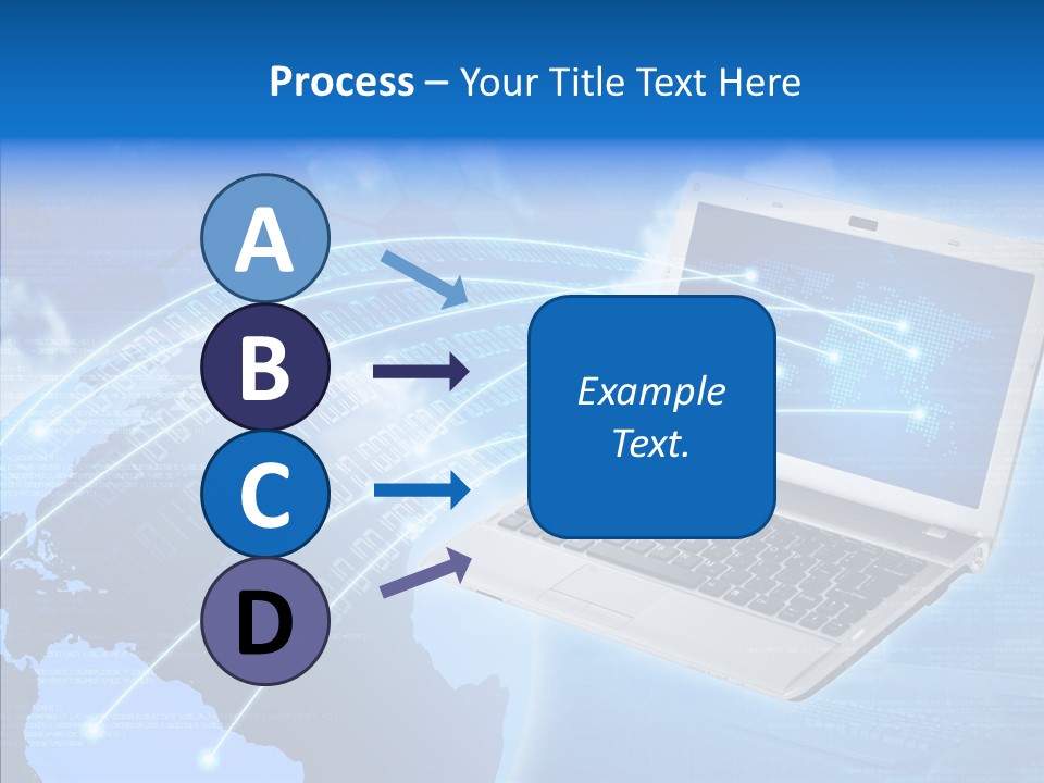 Background Communication Map PowerPoint Template