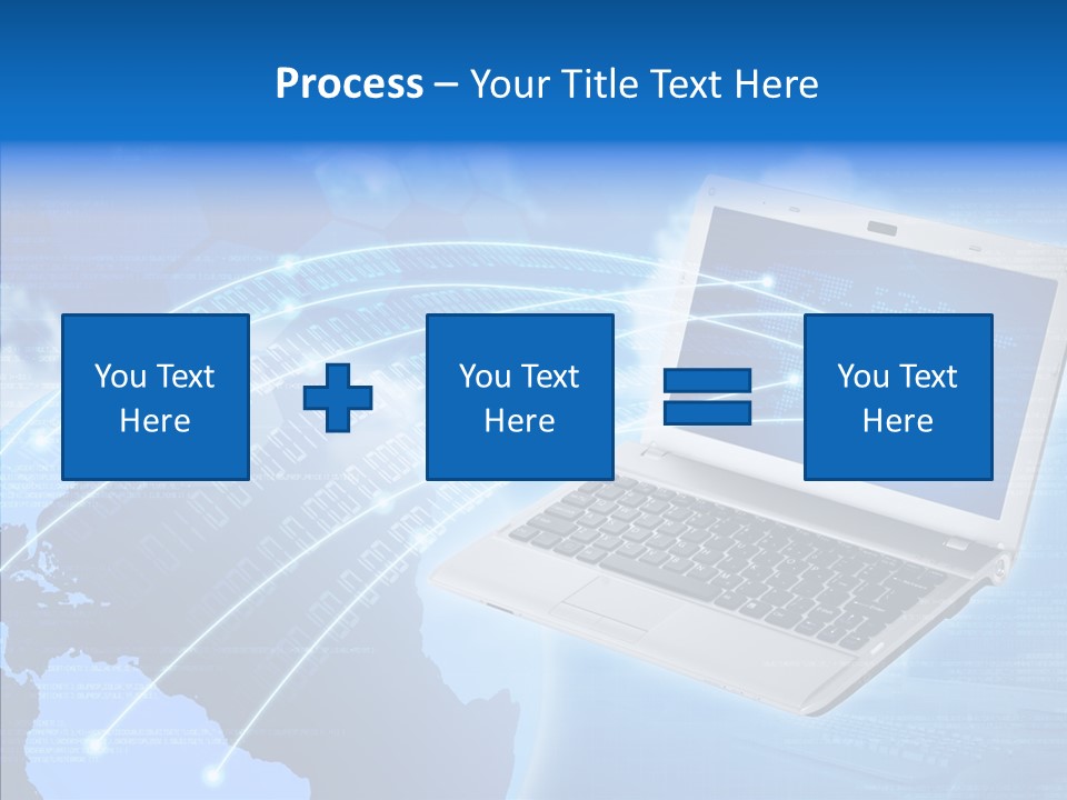 Background Communication Map PowerPoint Template