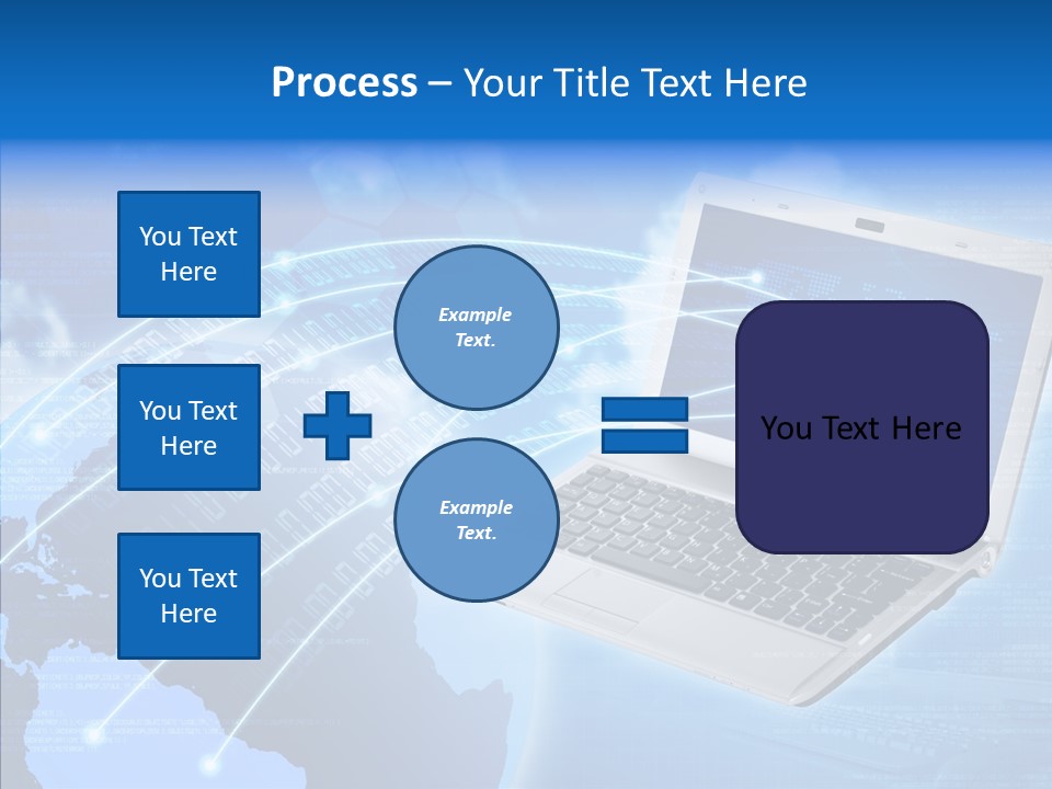 Background Communication Map PowerPoint Template