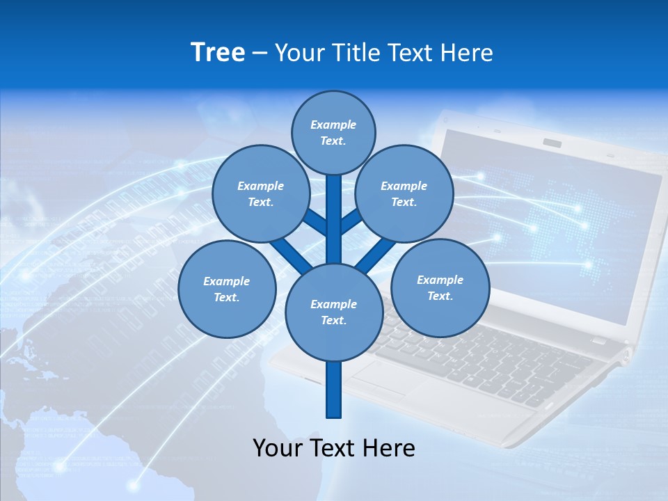 Background Communication Map PowerPoint Template