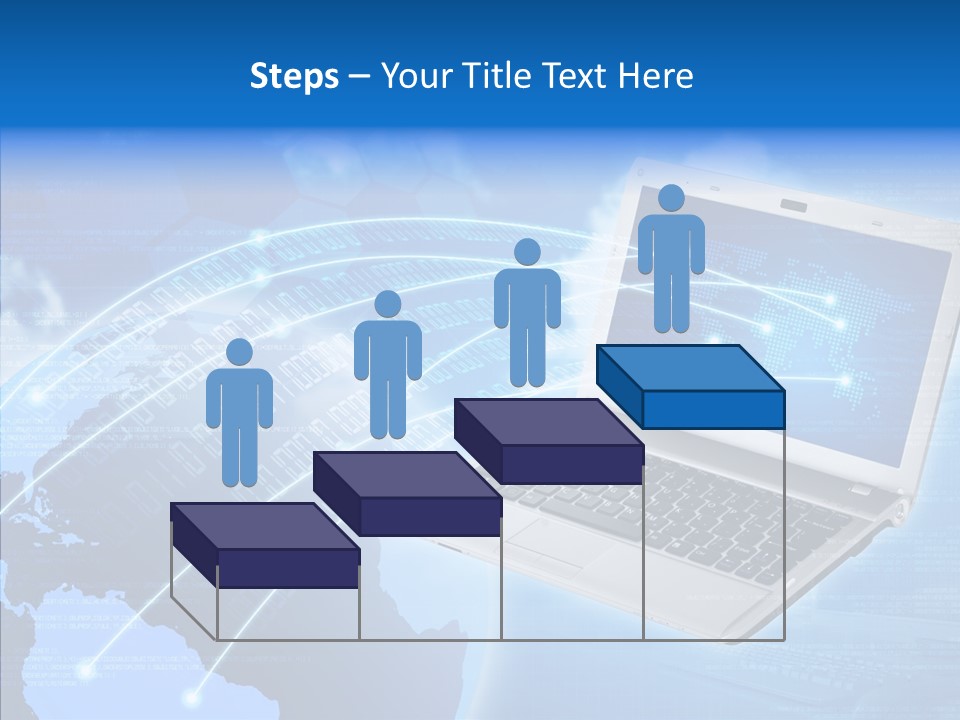 Background Communication Map PowerPoint Template