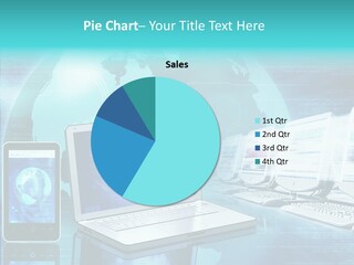 Worldmap Worldwide Smart Phone PowerPoint Template