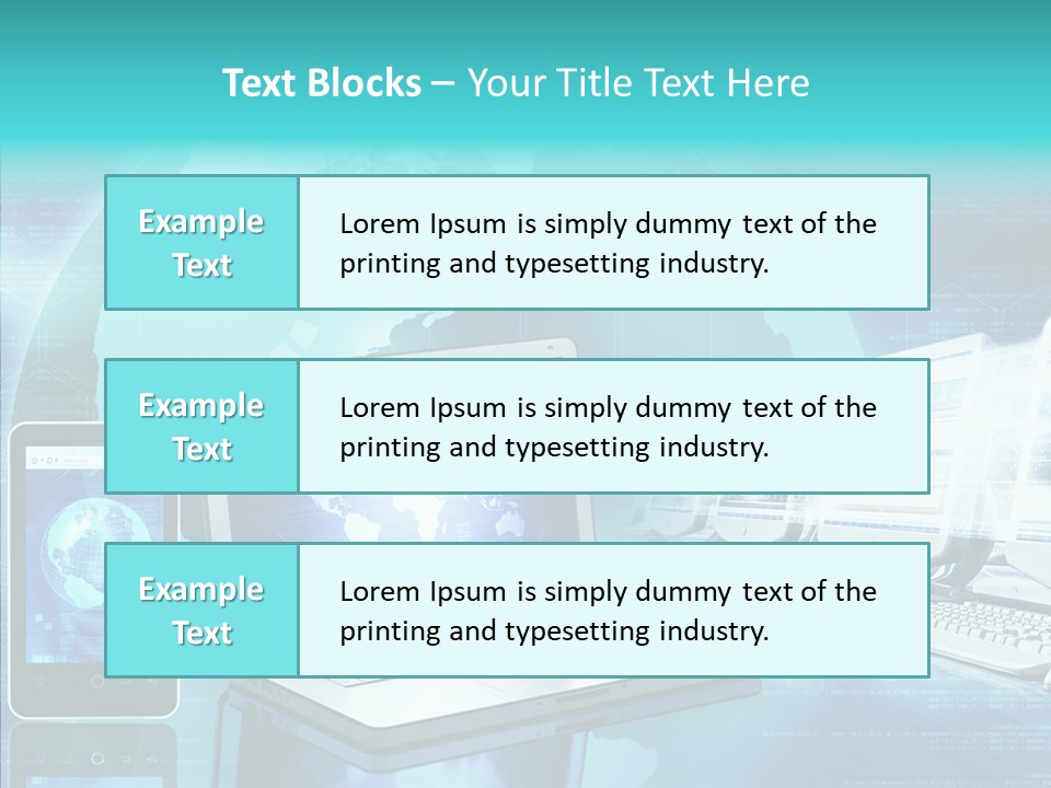 Worldmap Worldwide Smart Phone PowerPoint Template