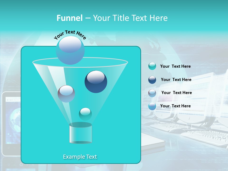 Worldmap Worldwide Smart Phone PowerPoint Template