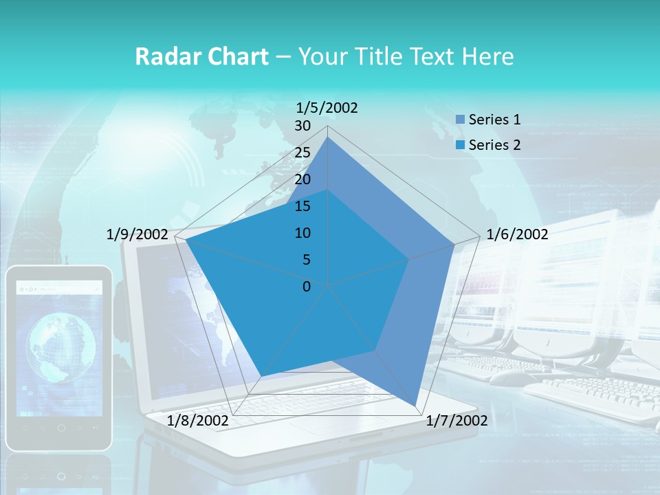 Worldmap Worldwide Smart Phone PowerPoint Template