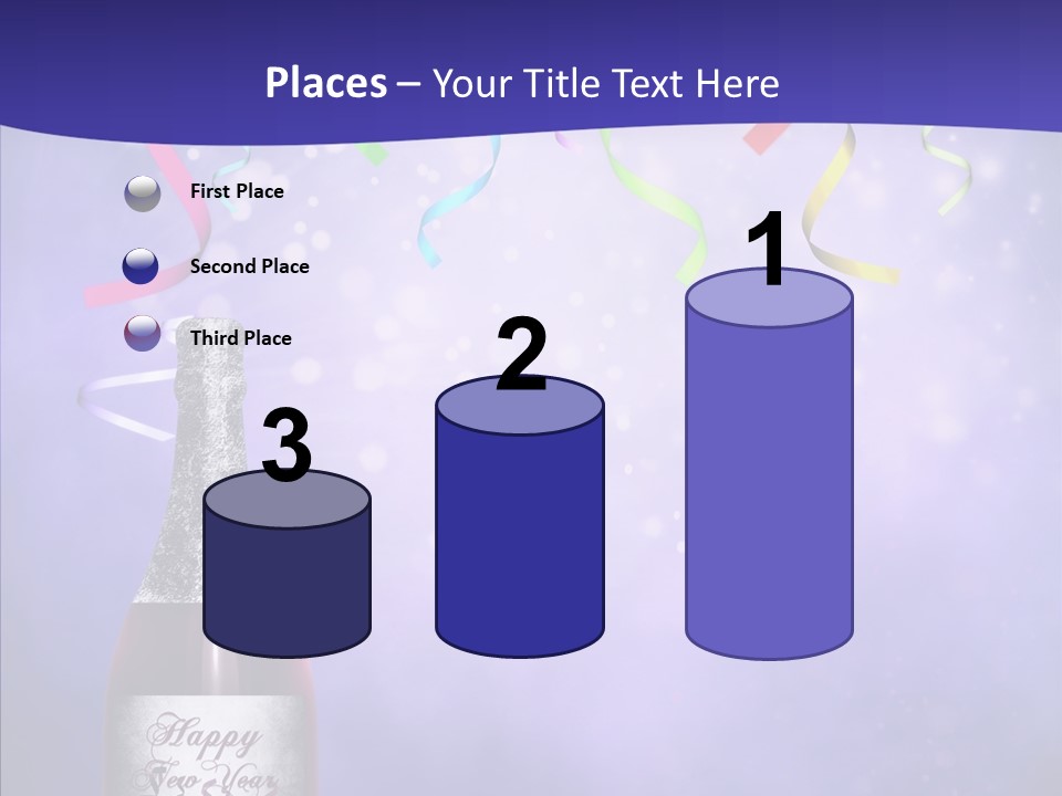 Fantasy Niebieski Wst PowerPoint Template