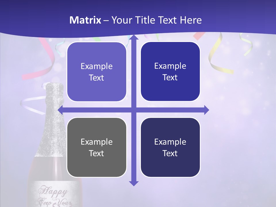 Fantasy Niebieski Wst PowerPoint Template