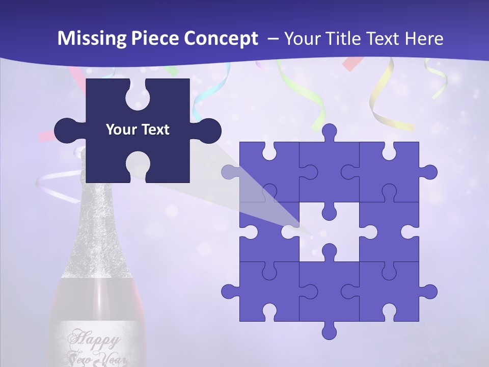 Fantasy Niebieski Wst PowerPoint Template