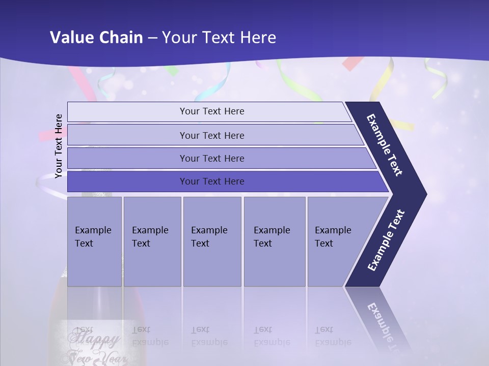 Fantasy Niebieski Wst PowerPoint Template