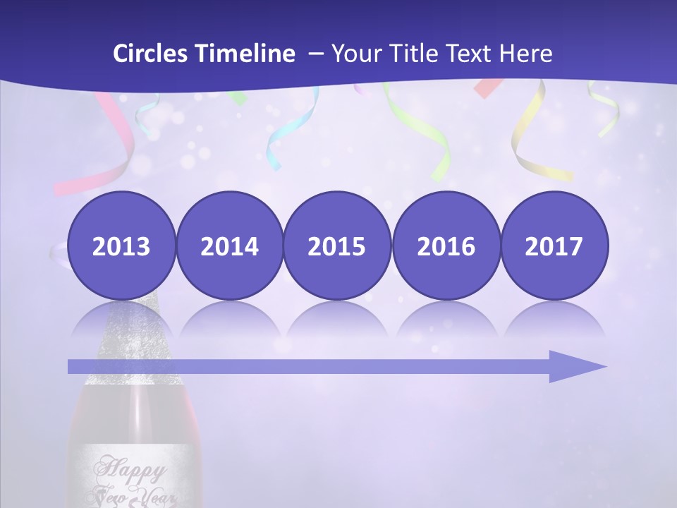 Fantasy Niebieski Wst PowerPoint Template