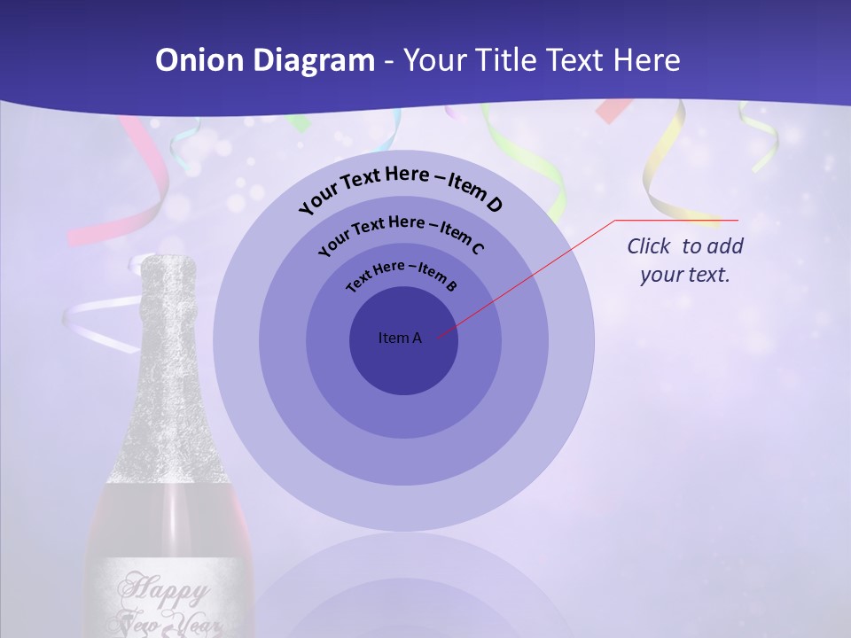 Fantasy Niebieski Wst PowerPoint Template