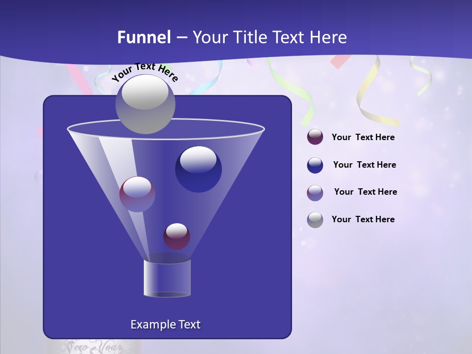 Fantasy Niebieski Wst PowerPoint Template