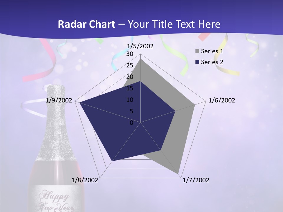 Fantasy Niebieski Wst PowerPoint Template